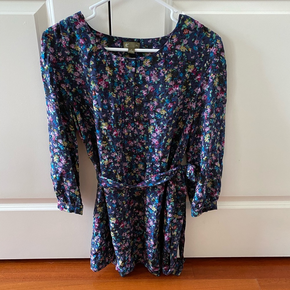 Floral Silk Shirt Size 4